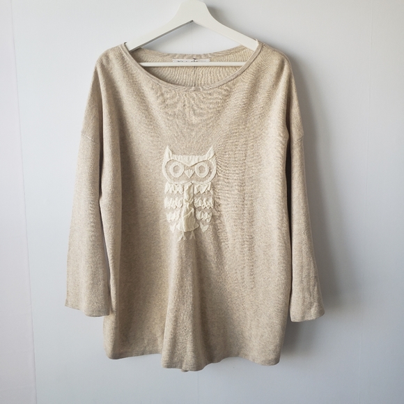 Woolrich Sweaters - Woolrich two tone owl crewneck sweater size XXL